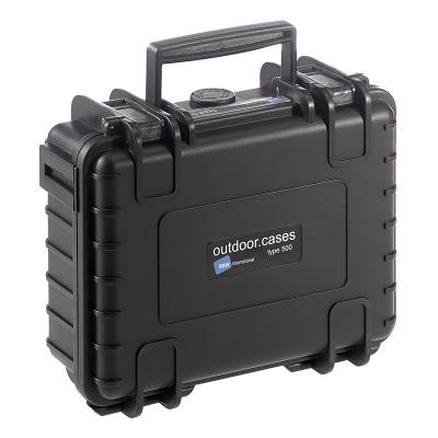 OUTDOOR resväska i svart med Skuminteriör 205x145x80 mm Volume: 2,3 L Model: 500/B/SI